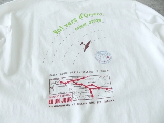 快晴堂(かいせいどう) ロゴT「旅への便り」長袖UNI-Tシャツ COMFORT FIT D柄「オリエントへの飛行」の商品画像34
