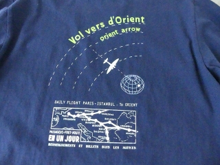 快晴堂(かいせいどう) ロゴT「旅への便り」長袖UNI-Tシャツ COMFORT FIT D柄「オリエントへの飛行」の商品画像45