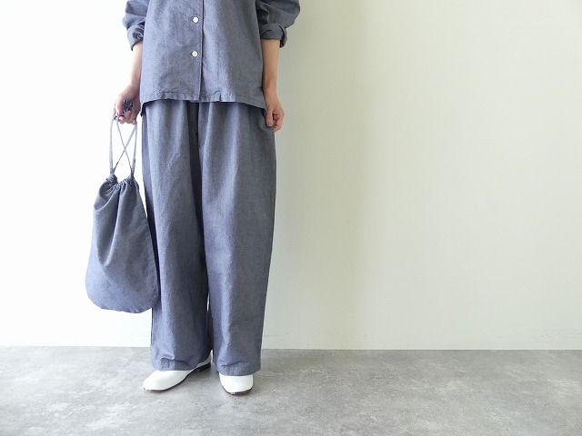 homspun(ホームスパン) コットンオックス丸襟上下セット(242