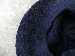 shs リューズニット 上品な模様編みの大人のベレーキャップの商品画像23
