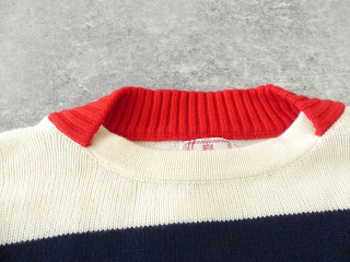 maomade(マオメイド) ウールミドルゲージ配色ワイドしましまプルオーバーの商品画像26