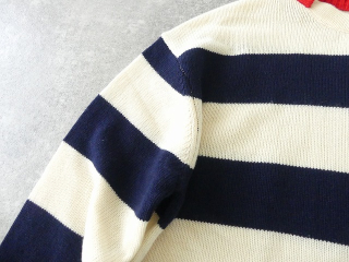 maomade(マオメイド) ウールミドルゲージ配色ワイドしましまプルオーバーの商品画像27