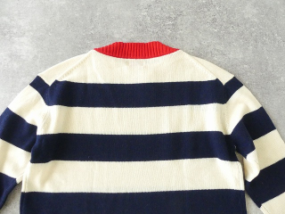 maomade(マオメイド) ウールミドルゲージ配色ワイドしましまプルオーバーの商品画像31