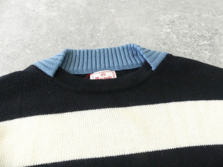 maomade(マオメイド) ウールミドルゲージ配色ワイドしましまプルオーバーの商品画像34