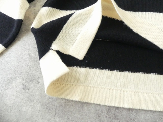 maomade(マオメイド) ウールミドルゲージ配色ワイドしましまプルオーバーの商品画像37