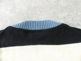 maomade(マオメイド) ウールミドルゲージ配色ワイドしましまプルオーバーの商品画像39