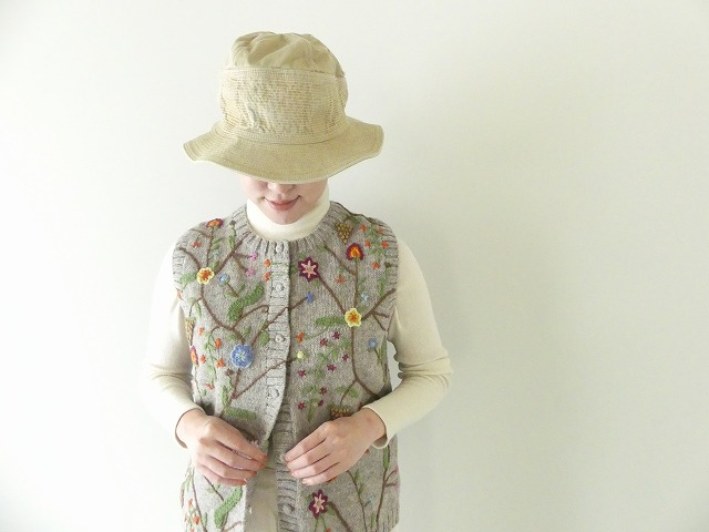 PK PERU KNIT 花のベストの商品画像1