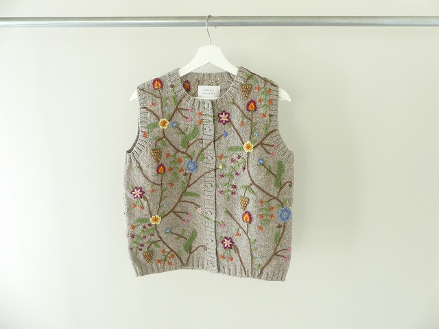 PK PERU KNIT 花のベストの商品画像2