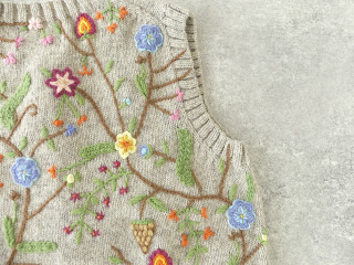 PK PERU KNIT 花のベストの商品画像32