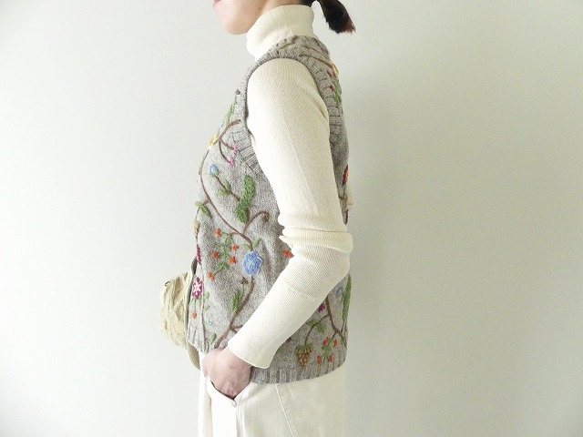 PK PERU KNIT 花のベストの商品画像7