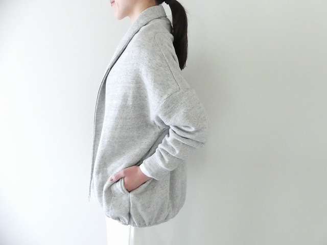 TANG(タング) パイル裏毛スーピマコットンジップカーディガンの商品画像11