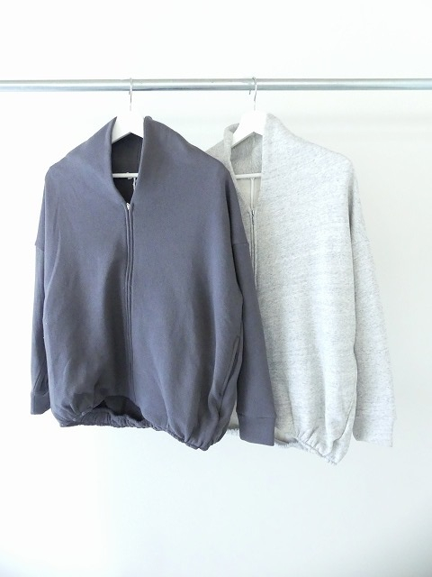 TANG(タング) パイル裏毛スーピマコットンジップカーディガンの商品画像2