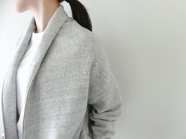 TANG(タング) パイル裏毛スーピマコットンジップカーディガンの商品画像3