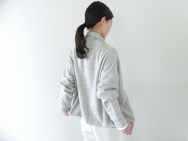 TANG(タング) パイル裏毛スーピマコットンジップカーディガンの商品画像9