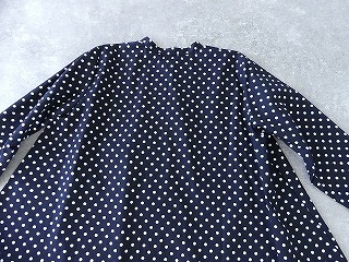 MidiUmi(ミディウミ) Aラインドットワイドシャツ(3-739728 MidiUmi(ミディウミ) Aラインドットワイドシャツ(3-739728