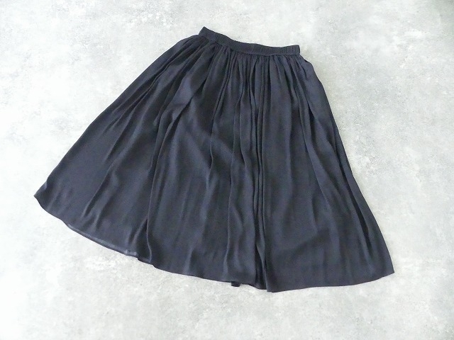 DONEEYU(ドニーユ) クリアサテンギャザースカートの商品画像13