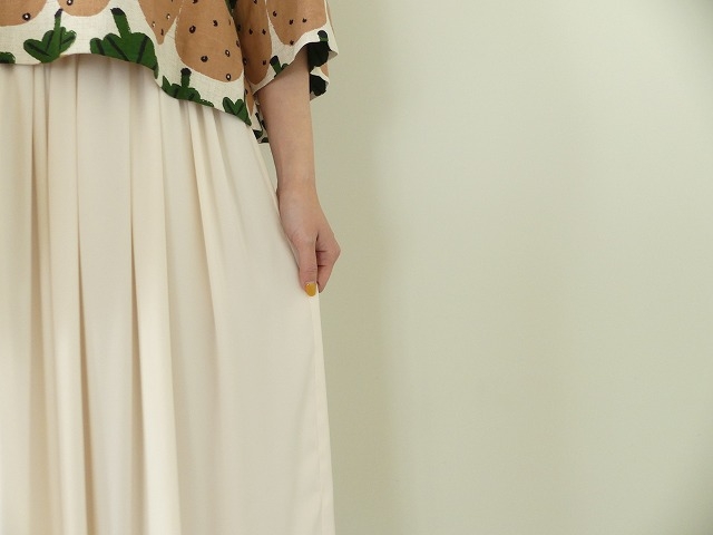 DONEEYU(ドニーユ) クリアサテンギャザースカートの商品画像4