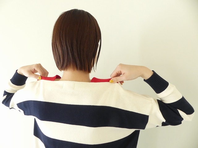 maomade(マオメイド) 配色肩ガゼットプルオーバーの商品画像6