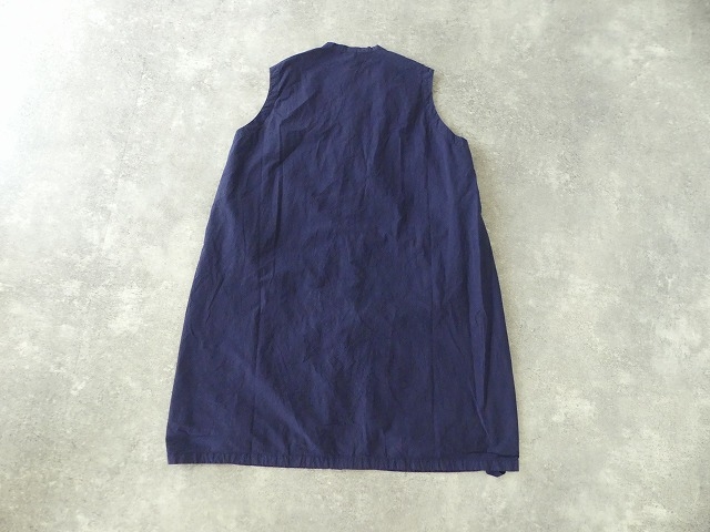 prit(プリット) コットンラミーシーチング江晒加工ノースリーブ裾ひもコクーンワンピースの商品画像15