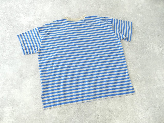 prit(プリット) リサイクル天竺カラーボーダー5分袖ワイドTシャツの商品画像16