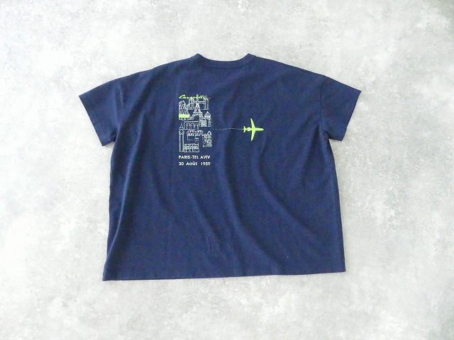 快晴堂(かいせいどう) 「旅への便り」　半袖Girl's-Tシャツ WIDE FIT サイズ A柄「軽快なカラベルに乗って」の商品画像14