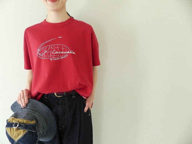 快晴堂(かいせいどう) 「旅への便り」　半袖Girl's-Tシャツ WIDE FIT サイズ A柄「軽快なカラベルに乗って」の商品画像4