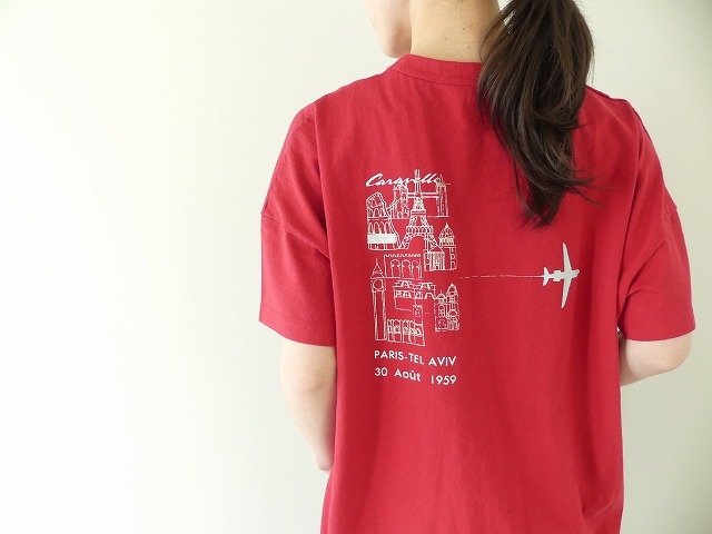 快晴堂(かいせいどう) 「旅への便り」　半袖Girl's-Tシャツ WIDE FIT サイズ A柄「軽快なカラベルに乗って」の商品画像7