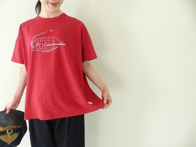 快晴堂(かいせいどう) 「旅への便り」　半袖Girl's-Tシャツ WIDE FIT サイズ A柄「軽快なカラベルに乗って」の商品画像8