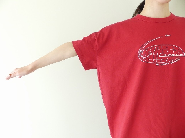 快晴堂(かいせいどう) 「旅への便り」　半袖Girl's-Tシャツ WIDE FIT サイズ A柄「軽快なカラベルに乗って」の商品画像9