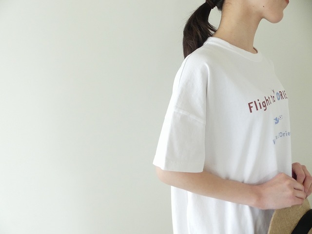 快晴堂(かいせいどう) 「旅への便り」　半袖Girl's-Tシャツ WIDE FITサイズ　D柄「オリエントへの飛行」の商品画像8
