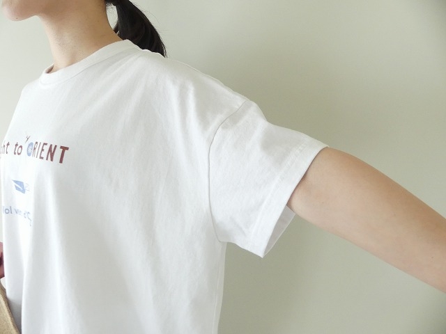 快晴堂(かいせいどう) 「旅への便り」　半袖Girl's-Tシャツ WIDE FITサイズ　D柄「オリエントへの飛行」の商品画像9