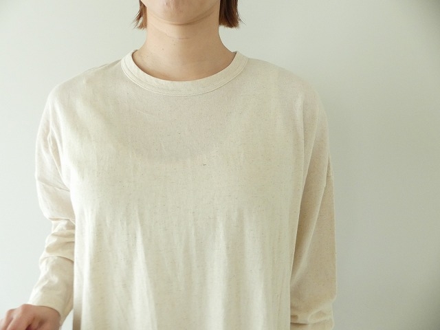 homspun(ホームスパン) コットンリネン長袖Tシャツの商品画像3
