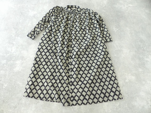 ichi(イチ) INDIA BLOCK PRINT DRESS インディアブロックプリントドレスの商品画像12