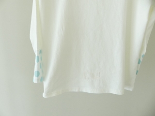 快晴堂(かいせいどう) HAYATEボーダー水玉Tシャツ　袖切り替えに水玉のボートネックの商品画像34