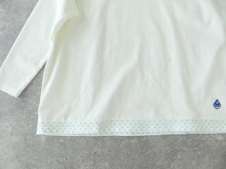快晴堂(かいせいどう) 快晴堂(かいせいどう) HAYATEボーダー水玉Tシャツ　裾切り替えに水玉のボートネックの商品画像42