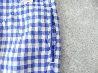 快晴堂(かいせいどう) Girls リネンギンガム 丸衿7分袖羽織シャツの商品画像29