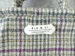 R&D.M(オールドマンズテーラー) SCOTISH CHECK MARCHE BAGの商品画像28