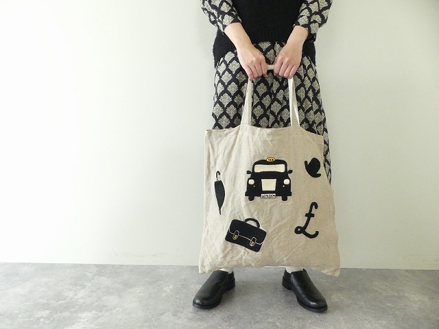 R&D.M(オールドマンズテーラー) H.E HACKNEY TOTE BAG　ハンドエンブロイダリーハックニートートバッグの商品画像1