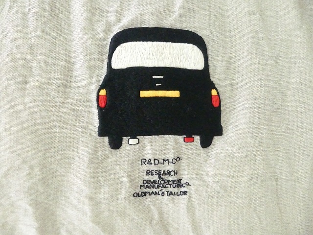 R&D.M(オールドマンズテーラー) H.E HACKNEY TOTE BAG　ハンドエンブロイダリーハックニートートバッグの商品画像13