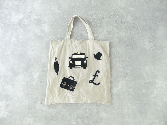R&D.M(オールドマンズテーラー) H.E HACKNEY TOTE BAG　ハンドエンブロイダリーハックニートートバッグの商品画像3