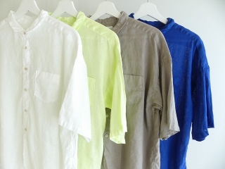 prit(プリット) フレンチリネン5分袖レギュラーカラーシャツの商品画像21