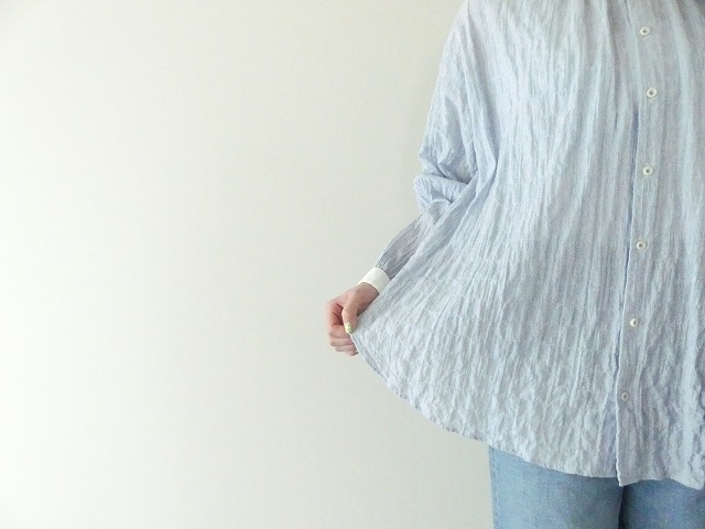 bulle de savon(ビュルデサボン) シャイニングストライプシャツの商品画像6