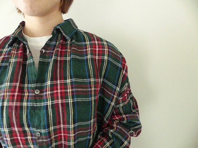 ichiAntiquite's(イチアンティークス) LINEN TARTAN CHECK SHIRT　リネンタータンチェックシャツの商品画像4