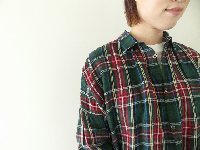 ichiAntiquite's(イチアンティークス) LINEN TARTAN CHECK SHIRT　リネンタータンチェックシャツの商品画像5