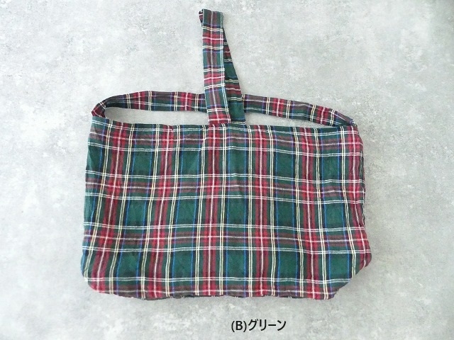 ichiAntiquite's(イチアンティークス) LINEN TARTAN CHECK BAG　リネンタータンチェックスカートバッグの商品画像10