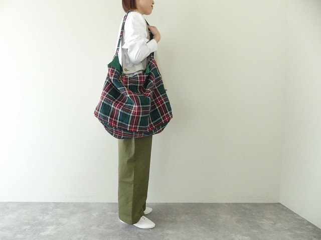 ichiAntiquite's(イチアンティークス) LINEN TARTAN CHECK BAG　リネンタータンチェックスカートバッグの商品画像3