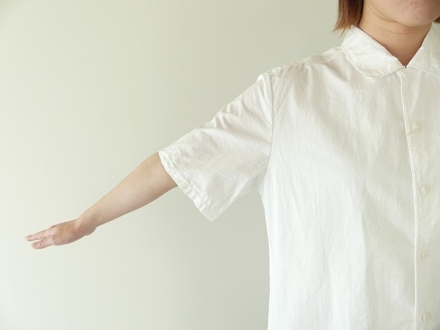 homspun(ホームスパン) コットンツイル半袖シャツの商品画像3