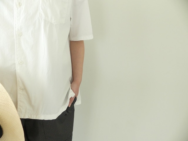 homspun(ホームスパン) コットンツイル半袖シャツの商品画像5