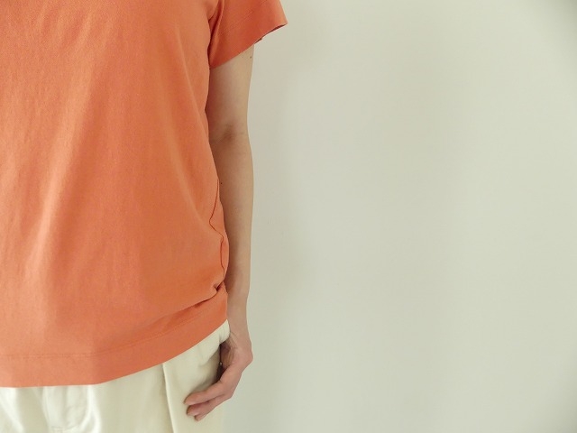 homspun(ホームスパン) 天竺半袖Tシャツ　(2)アプリコットの商品画像5