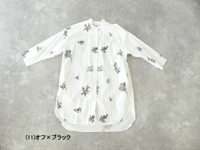 MidiUmi(ミディウミ) フラワープリントワイドシャツワンピースの商品画像10